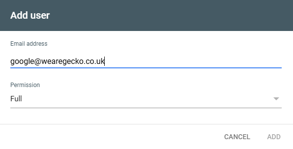Add to Search Console